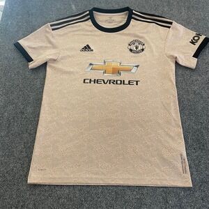Adidas Manchester United‎ Jersey Mens Med Beige Climalite 2019/20 FC Away Shirt